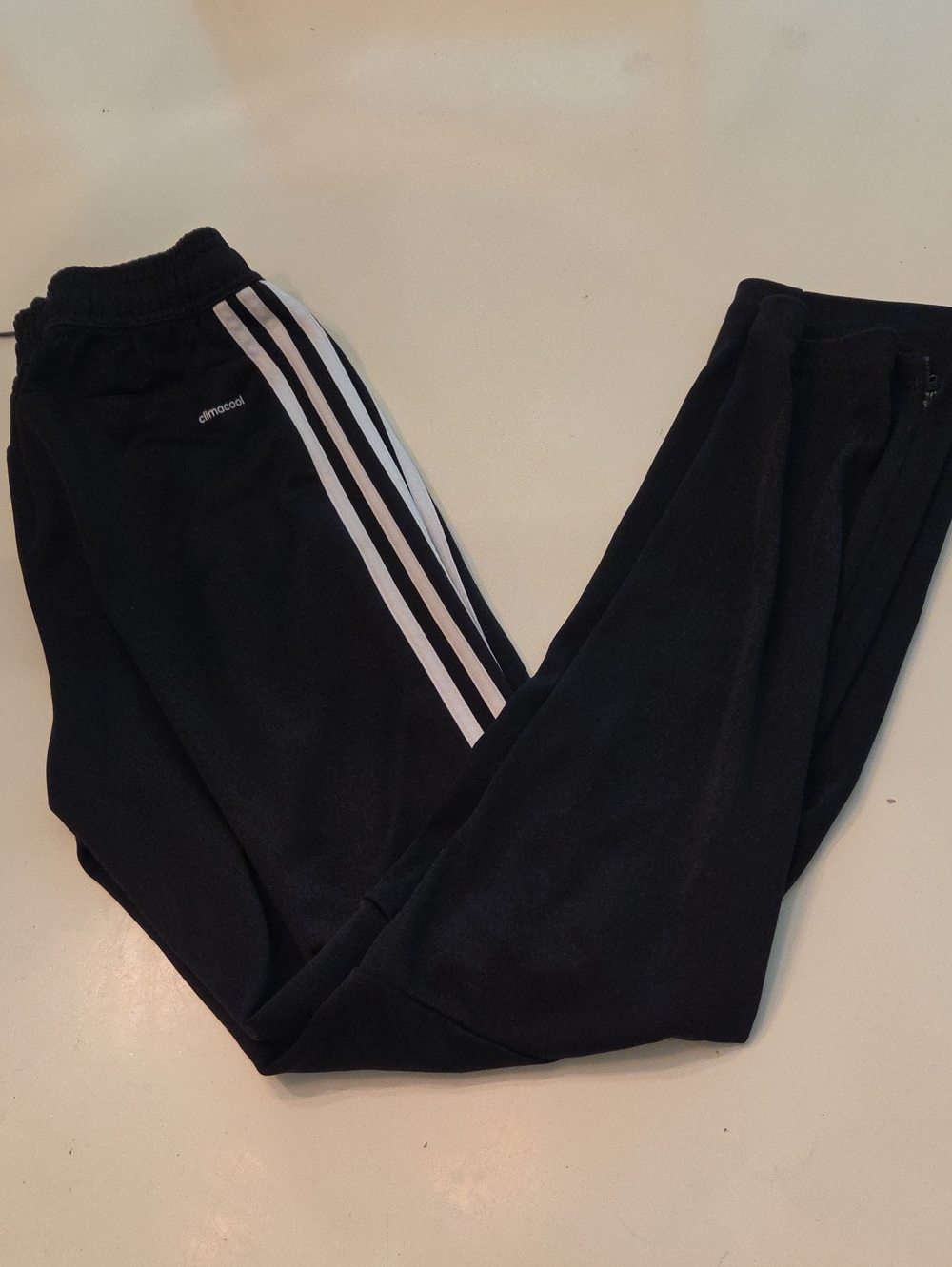 Adidas Black White 3 Stripe Tiro Soccer Track Pants L
